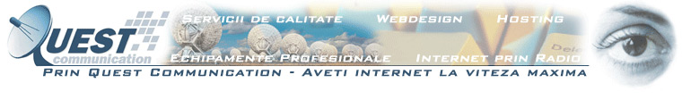 Prin Quest Communication - Aveti Internet la viteza maxima